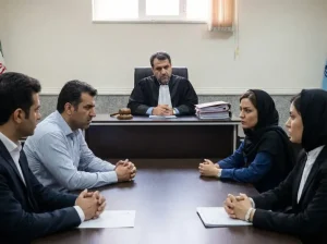 سوالات قاضی در دادگاه تمکین از زن و مرد
